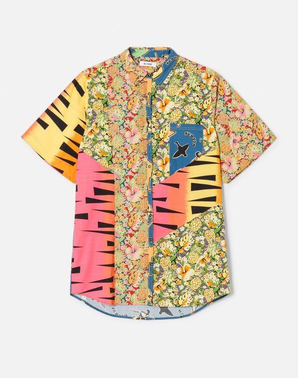 Robe Oversized Shirt - Multi Pineapple