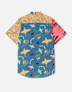 Robe Oversized Shirt - Multi Pineapple
