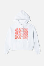 Sweat Oversized Hoodie Vibrations - White