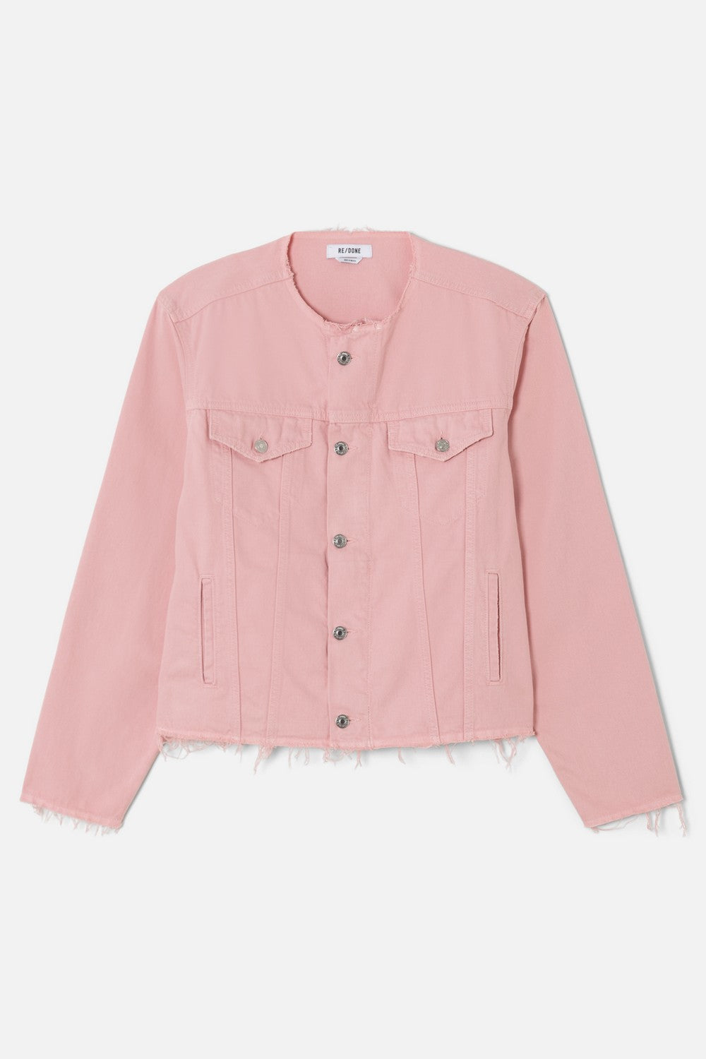 Veste Cutoff Trucker - Washed Dahlia