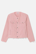 Veste Cutoff Trucker - Washed Dahlia