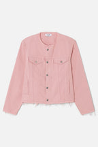 Veste Cutoff Trucker - Washed Dahlia