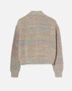 Cardigan 90S Oversized Crop - Rainbow