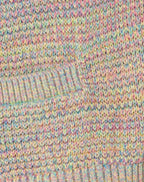 Cardigan 90S Oversized Crop - Rainbow