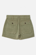 Short Military Mini - Bay Leaf