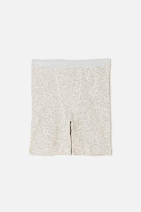 Short Boxer Ribbed - Heahter Grey
