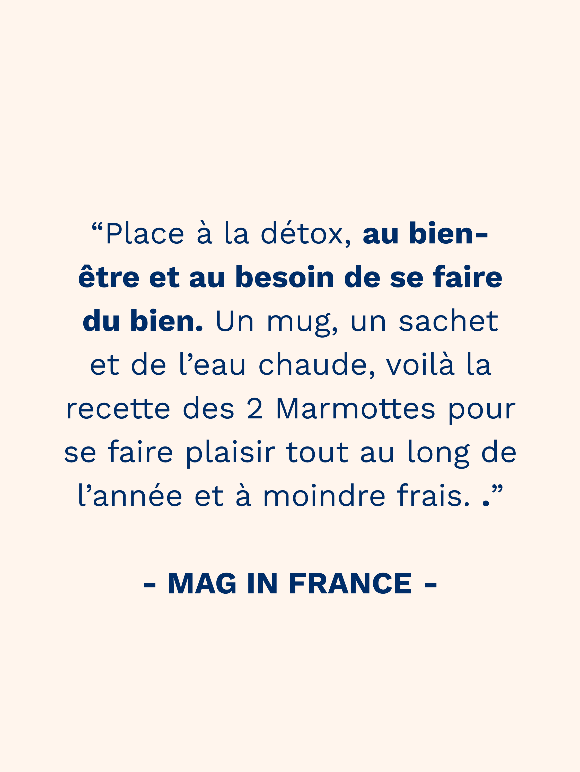Reassurance 3 Les 2 marmottes