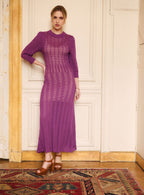 ROBE LONGUE MAILLE RESEDA PETITE MENDIGOTE