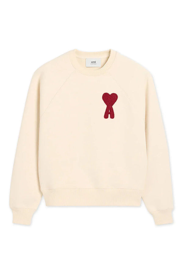 Ami Paris - Sweatshirt Ami De Coeur - Rouge Patch