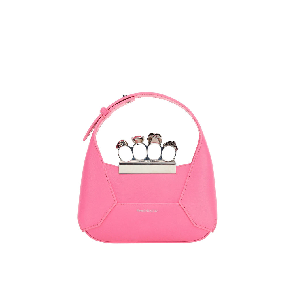 Alexander Mcqueen Jewelled Handbag - Pink - Femme