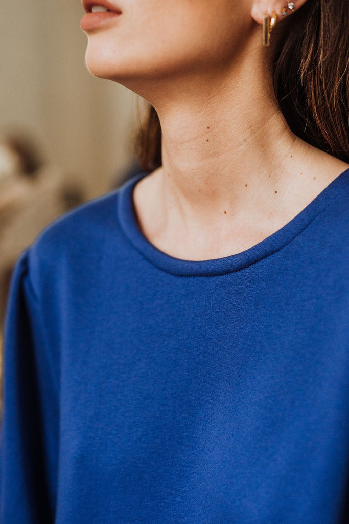 Robe Agathe Cobalt - Saaj Paris - The Bradery