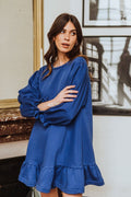 Robe Agathe Cobalt - Saaj Paris - The Bradery