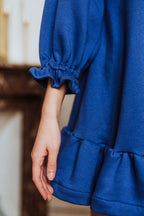 Robe Agathe Cobalt - Saaj Paris - The Bradery