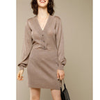 Robe Alma - Maille Lurex Or - Rouje* - The Bradery