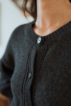 Robe Alyssa Anthracite - Saaj Paris - The Bradery