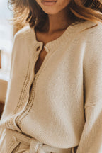 Robe Alyssa Beige - Saaj Paris - The Bradery