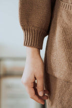 Robe Alyssa Camel - Saaj Paris - The Bradery