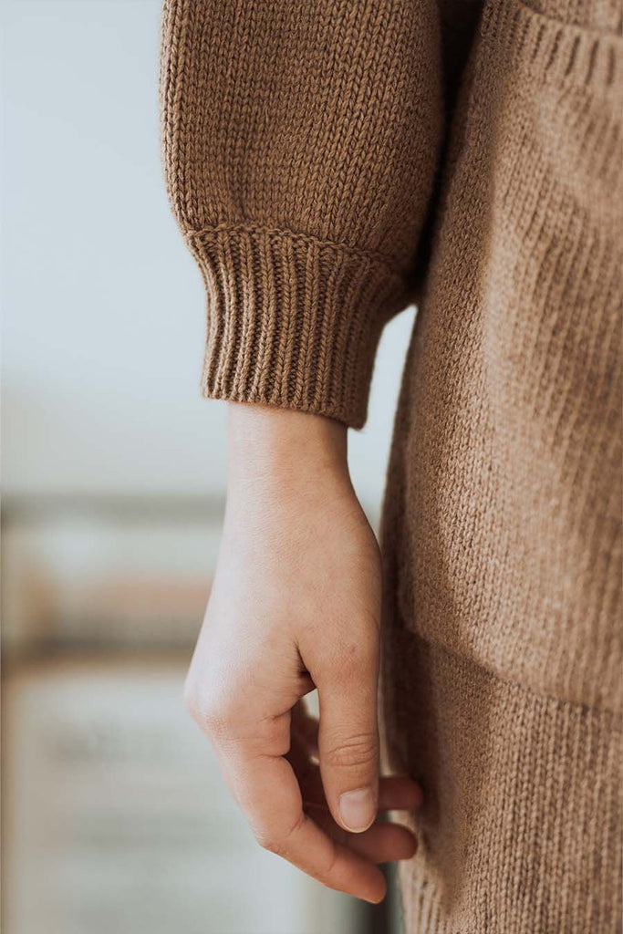 Robe Alyssa Camel - Saaj Paris - The Bradery