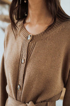 Robe Alyssa Camel - Saaj Paris - The Bradery
