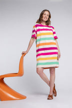 Robe Amalia Stripes Ettore Polychrome