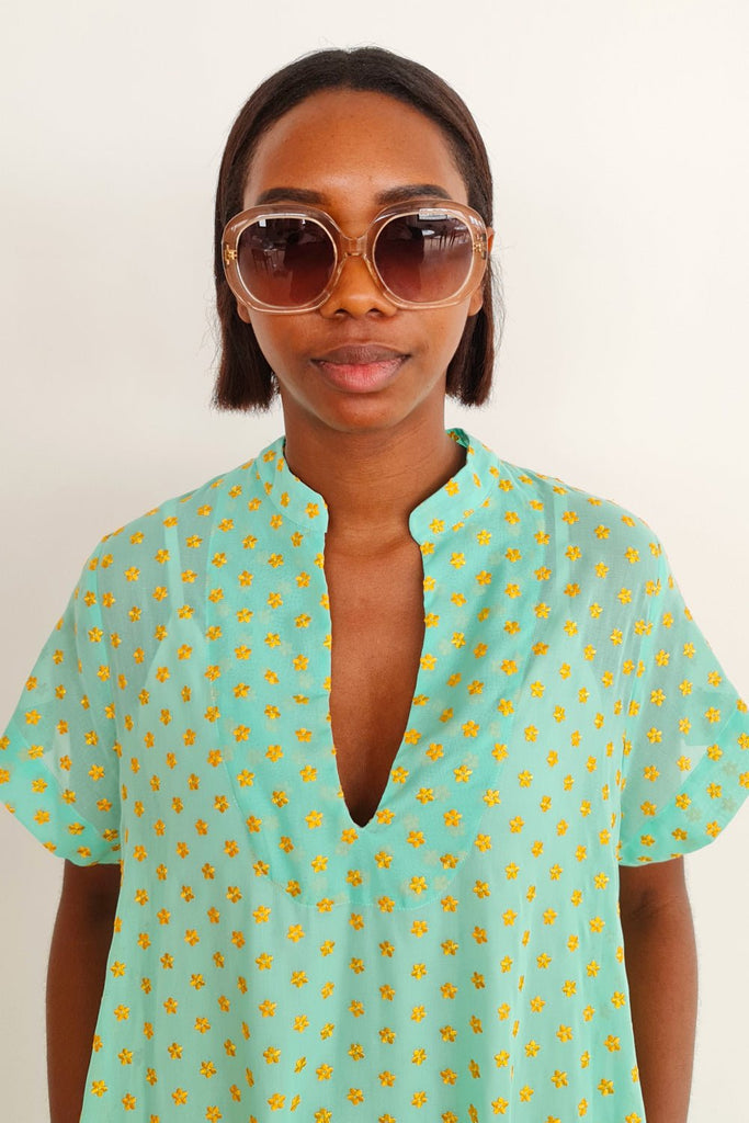 Robe Ample En Voile De Coton Brodé - Paul & Joe - Paul & Joe* - The Bradery