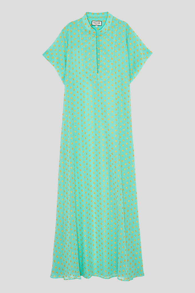 Robe Ample En Voile De Coton Brodé - Paul & Joe - Paul & Joe* - The Bradery