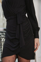 Robe Angèle Noir - Saaj Paris - The Bradery
