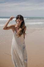 Robe Brigitte - Lame - Plume Paris - The Bradery