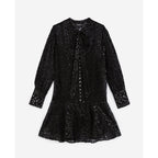 Robe Courte Noire À Imprimé Étoilé - Femme - The Kooples - The Bradery