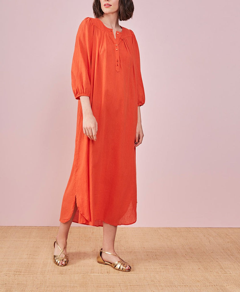 Robe Edeliette - Tangerine - Des Petits Hauts - The Bradery