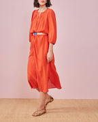 Robe Edeliette - Tangerine - Des Petits Hauts - The Bradery