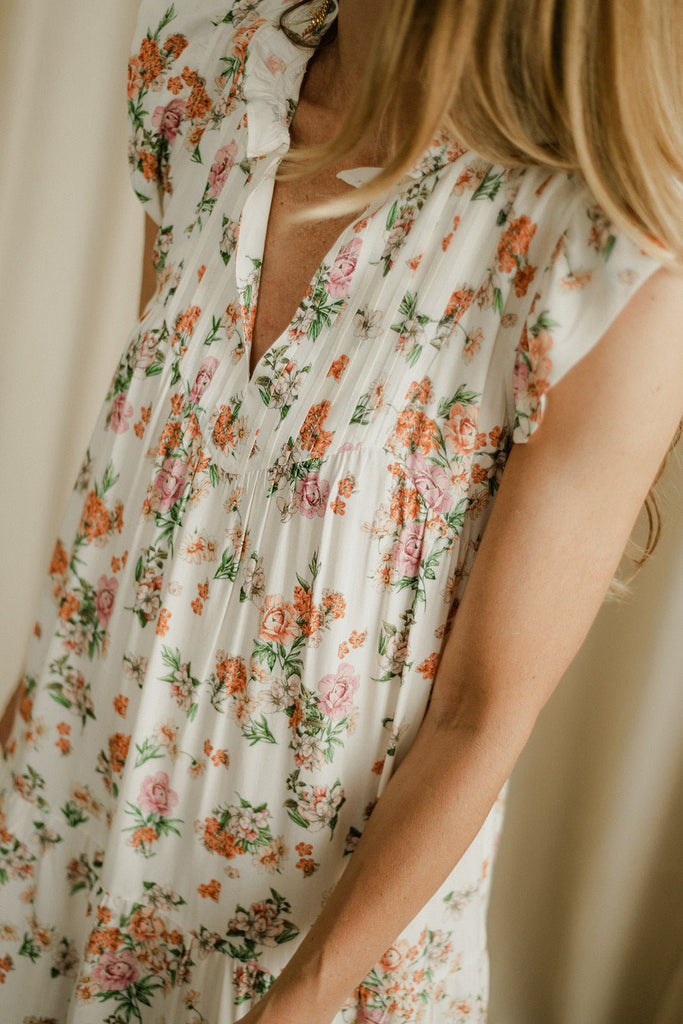 Robe Emily Imprimé Fleuri - Imprimé - Plume Paris - The Bradery