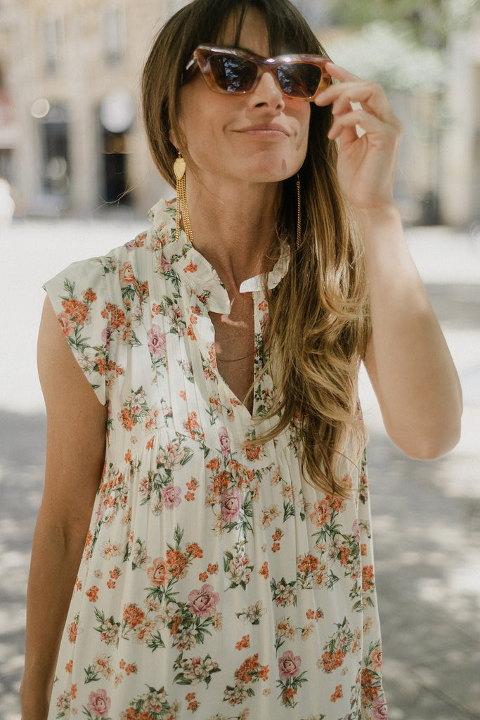 Robe Emily Imprimé Fleuri - Imprimé - Plume Paris - The Bradery