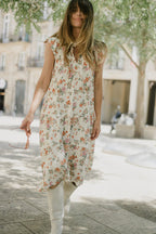 Robe Emily Imprimé Fleuri - Imprimé - Plume Paris - The Bradery