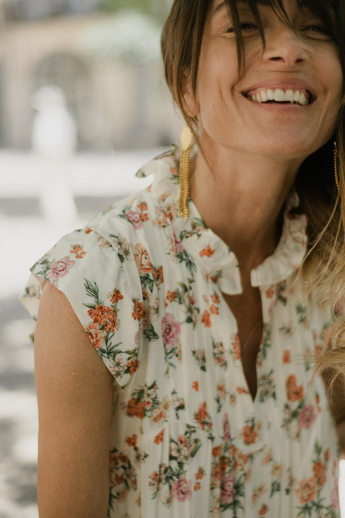 Robe Emily Imprimé Fleuri - Imprimé - Plume Paris - The Bradery