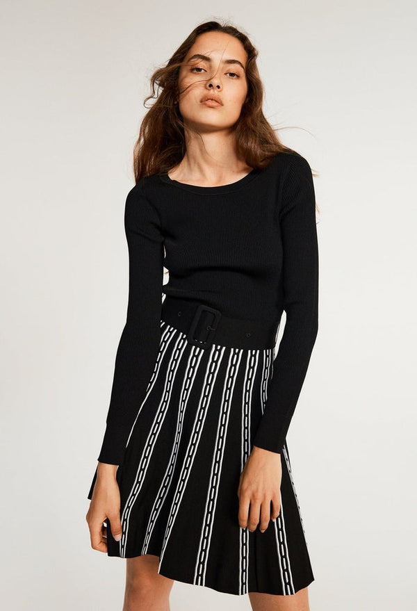 Robe En Maille Maud - Bicolore - Claudie Pierlot - The Bradery