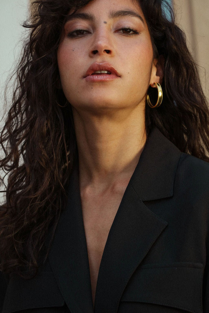 Robe Enza - Black - Plume Paris - The Bradery