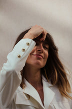 Robe Enza - Écru - Plume Paris - The Bradery