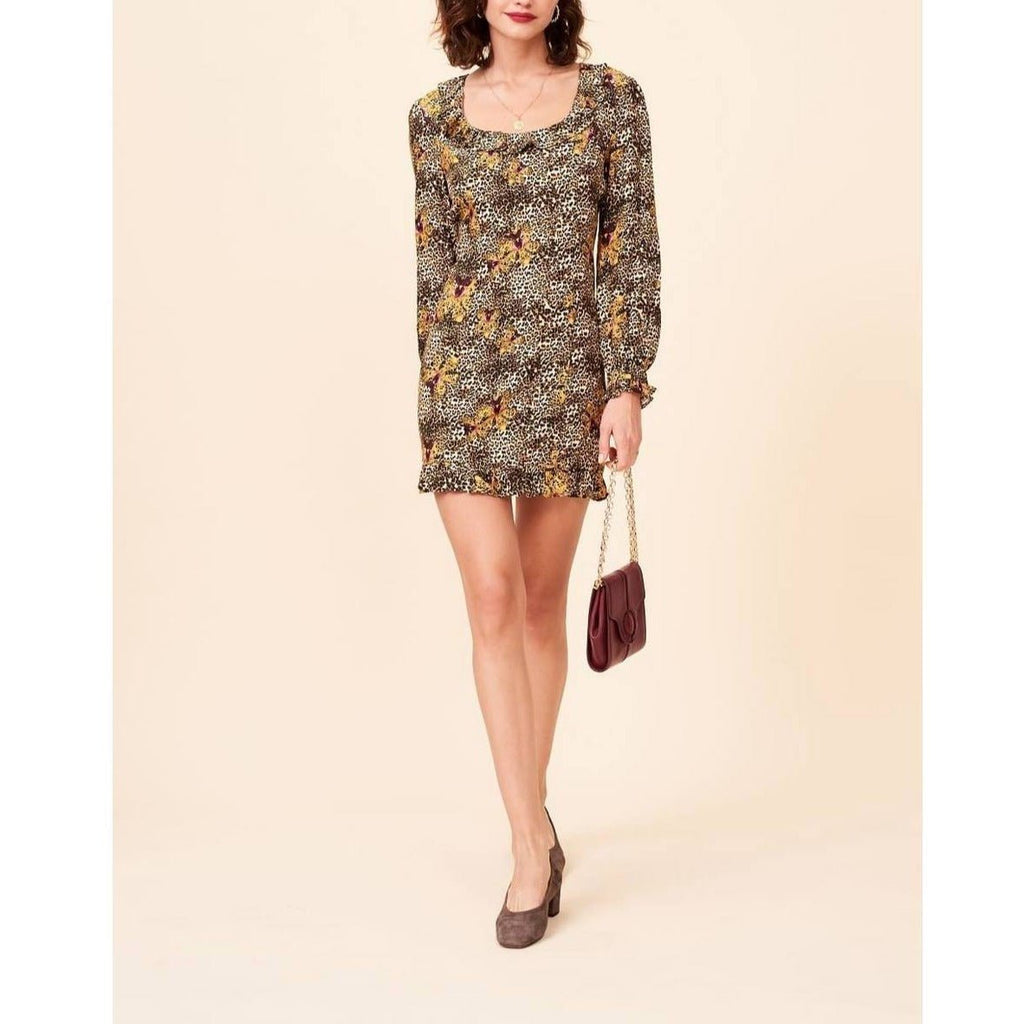 Robe Gaspard - Fauve Imprimé - Rouje* - The Bradery