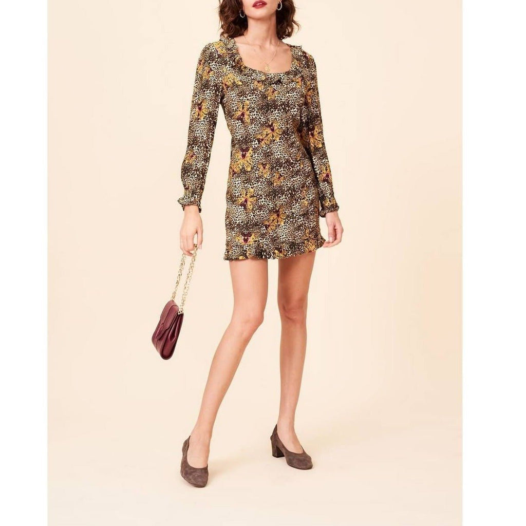 Robe Gaspard - Fauve Imprimé - Rouje* - The Bradery