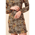 Robe Gaspard - Fauve Imprimé - Rouje* - The Bradery