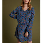 Robe Imprimé Baies - Bleu Imprimé Baies - Femme ROBES Cyrillus