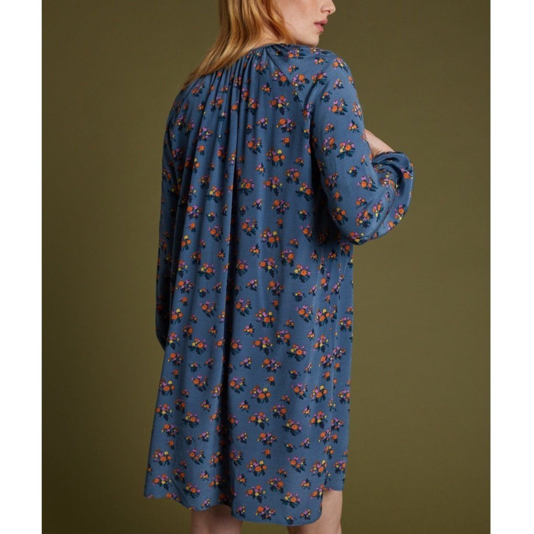 Robe Imprimé Baies - Bleu Imprimé Baies - Femme ROBES Cyrillus