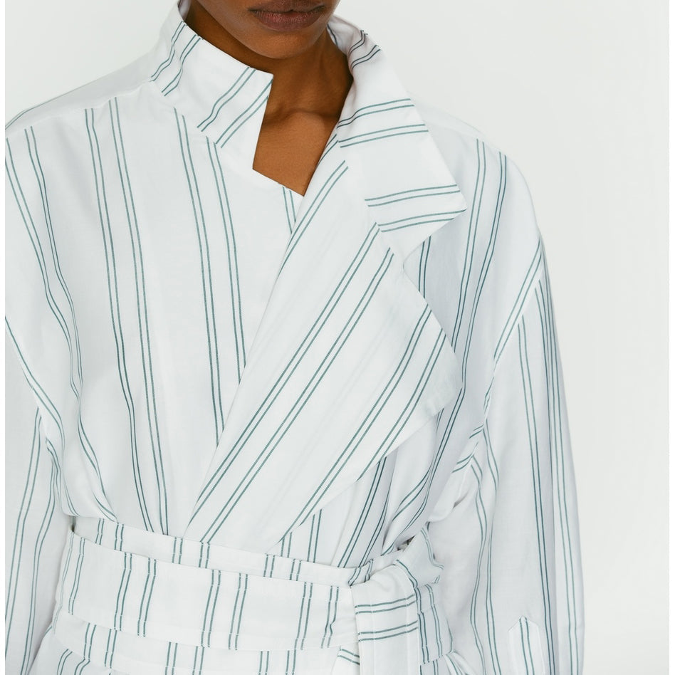 Robe Kate - Green Stripes Robes Et Combinaisons Margaux Lonnberg