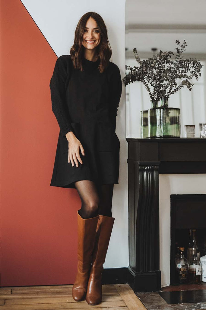 Robe Léon Noir - Saaj Paris - The Bradery