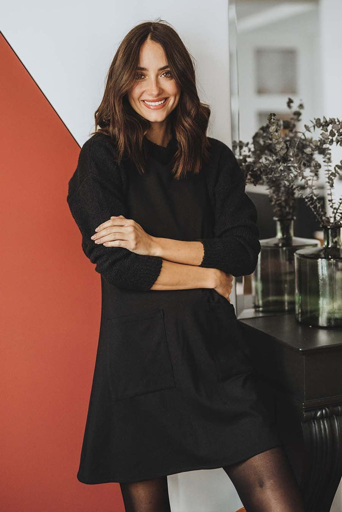 Robe Léon Noir - Saaj Paris - The Bradery
