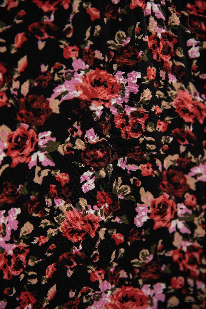 Robe Lison Fleur Rouge - Saaj Paris - The Bradery