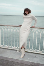 Robe Maille Uma - Beige Chiné - Plume Paris - The Bradery