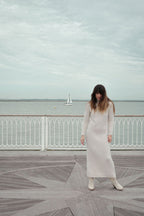 Robe Maille Uma - Beige Chiné - Plume Paris - The Bradery