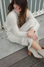Robe Maille Uma - Beige Chiné - Plume Paris - The Bradery